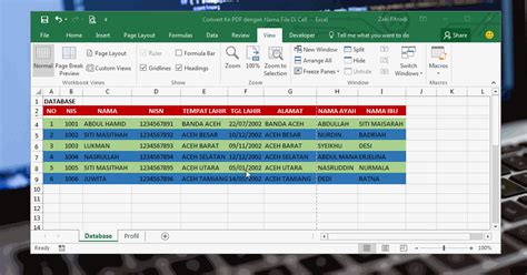 Hipdf will quickly upload the file. Cara Convert Sheet Excel Ke Pdf Dengan Nama File Pdf ...