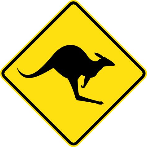 Typical And Unique Aussie Road Signs Clip Art Library