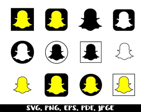 Snapchat Svg Snapchat Logo Svg Social Media Social Media Etsy