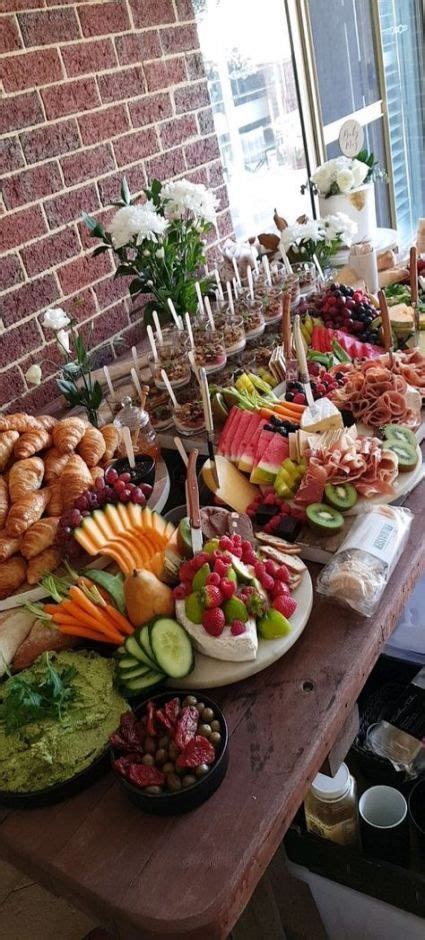 33 Ideas Wedding Food Stations Meat Sandwich Bar Graduation Party