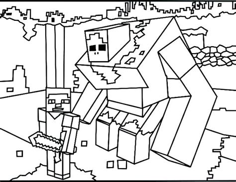 Minecraft Skins Coloring Pages At Free Printable