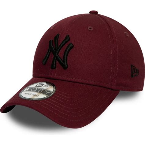 New Era Curved Brim Black Logo 9forty League Essential New York Yankees