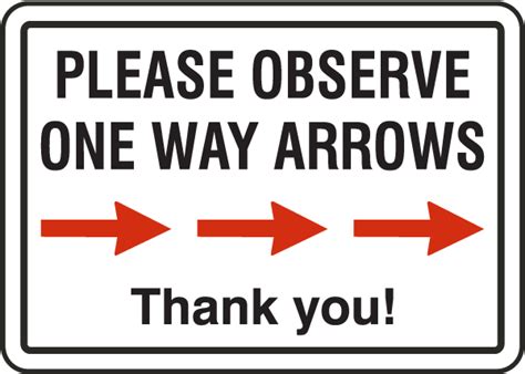 One Way Right Arrow Sign Claim Your 10 Discount