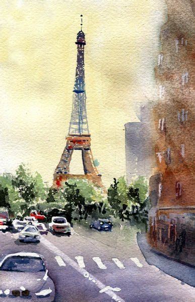 Paris ♥ Eiffel Tower ♥ Painting Paris Pictures Eiffel Tower Painting