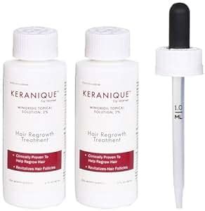 Amazon.com: keranique hair regrowth 3-piece treatment set for women, 2