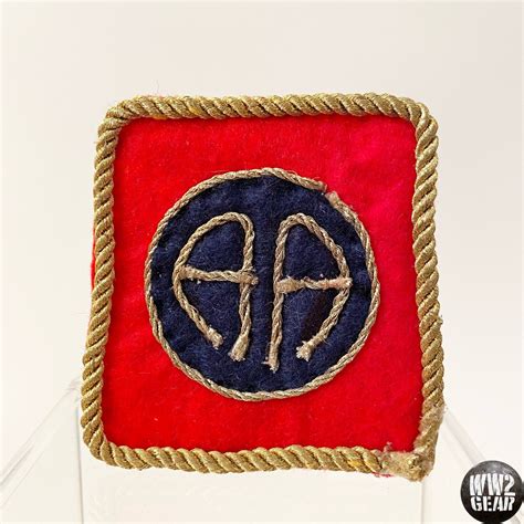 Ww1 1920s Us 82nd Airborne Handmade Shoulder Patch Reproduction