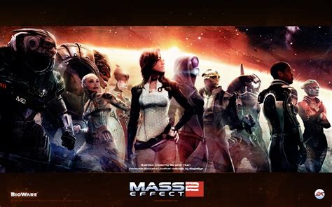 Team Mass Effect 2 Characters Squad Wallpapers Hd Desktop And Mobile Backgrounds