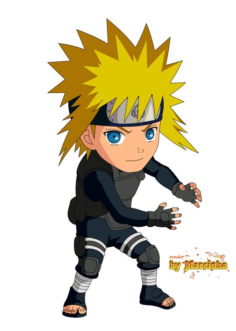 Chibi Namikaze Minato By Marcinha20 On Deviantart Chibi Naruto