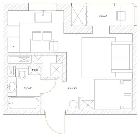 300 Sq Ft Home Floor Plan House Design Ideas