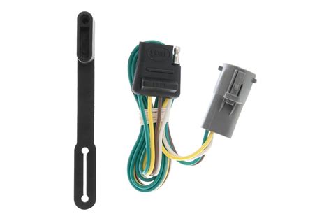 I can't seem to find a trailer wiring harness kit for my 2019 sportwagen se. CURT® 55241 - 3 Wire T-Connector (with Replacement 4-Way Flat)