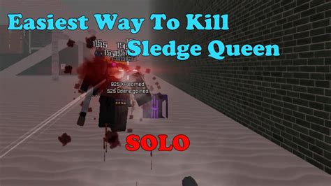 The Easiest Way To Solo Kill Sledge Queen Decaying Winter Youtube