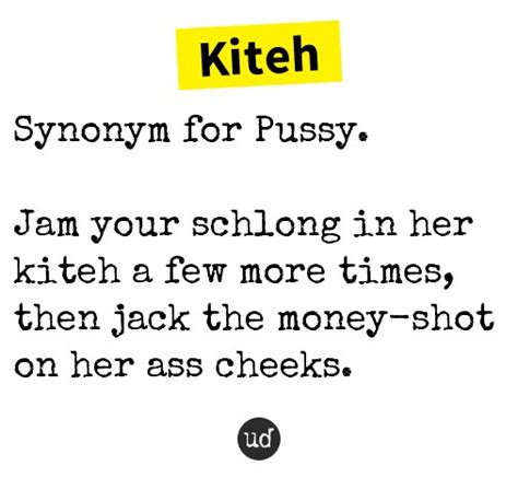 Urban Dictionary On Twitter Kiteh Synonym For Pussy
