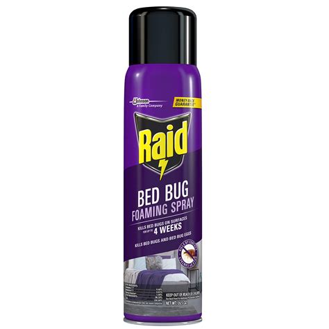 Raid Bed Bug Foaming Spray For Indoor Use Non Staining 165 Oz Pack
