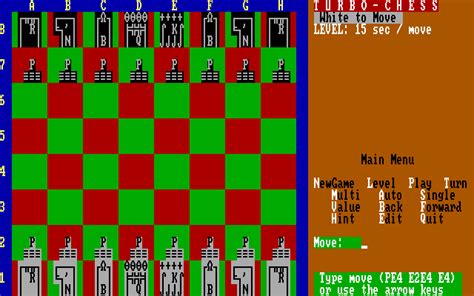 Turbo Chess Gallery Screenshots Covers Titles And Ingame Images