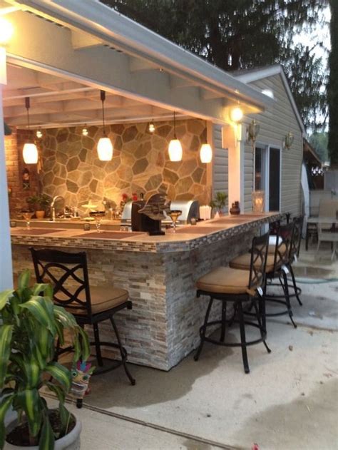 30 Fabulous Stone Bar Design Ideas For Your Kitchen Trendhmdcr Outdoor Kitchen Bars Patio