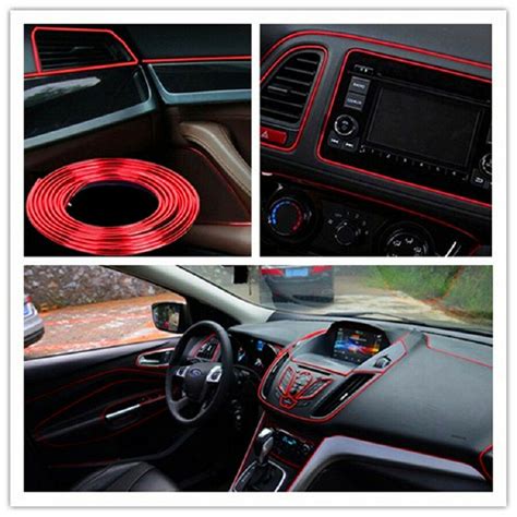 Car interior led atmosphere red star light usb charge floor decor lamp accessory. 5M AUTO ACCESSORIES CAR Universal Interior Decorative Red ...