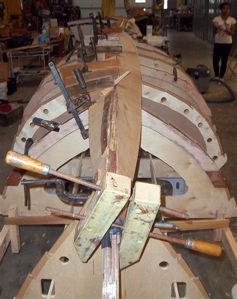 Building Two St Ayles Skiffs Port Side Garboard Plank