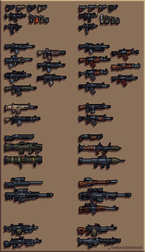 I Made Pixel Art Of Every Gun Seen In Insurgency Sandstorm R Gaming