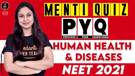 Human Health And Diseases Class 12 Previous Year Neet Questions