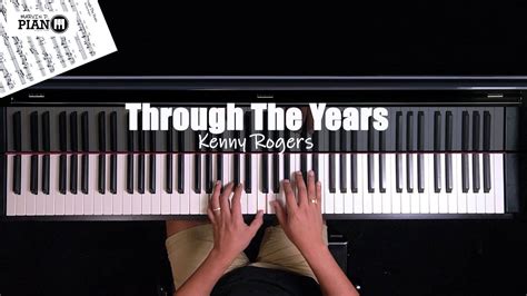 Through The Years Kenny Rogers Piano Cover YouTube
