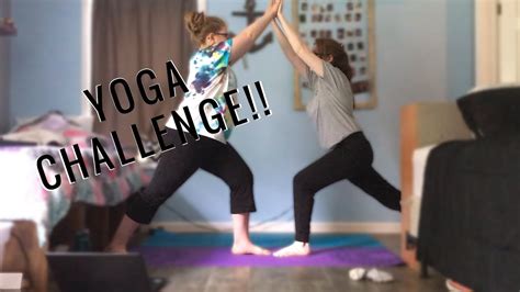 Sister Yoga Challenge The Race Clan Youtube