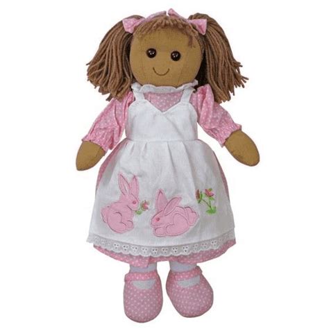 Powell Craft Rag Doll With Rabbit Dress At Portmeirion Online