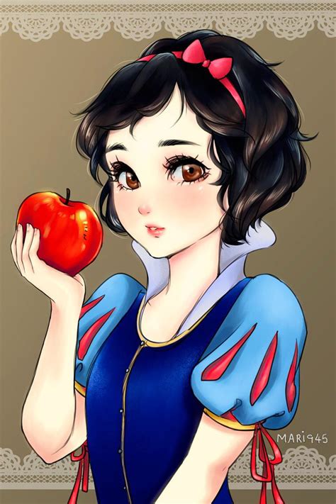 Blanche Neige Anime Disney Princess Anime Princesse Disney Disney