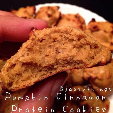 Or if it seems too wet, add a little more coconut flour. Pumpkin cinnamon protein cookies | Protein powder recipes ...