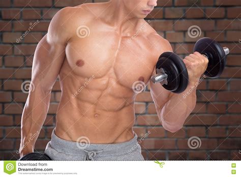Bodybuilding Bodybuilder Muscles Biceps Body Builder Building Po Stock