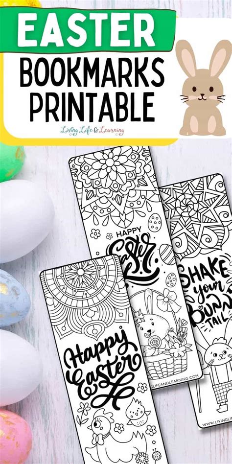 Easter Bookmarks Printable