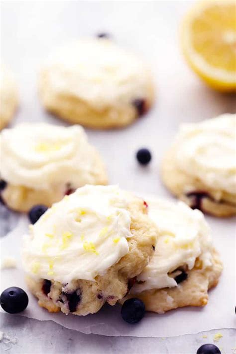 Add in the fresh lemon juice and egg, beat again i haven't tried refrigerating overnight, but my guess is that it would be fine! Blueberry Lemon Cookies with Lemon Cream Cheese Frosting ...