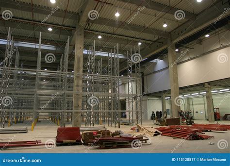 Industrial Hall Under Construction Editorial Photography Image Of