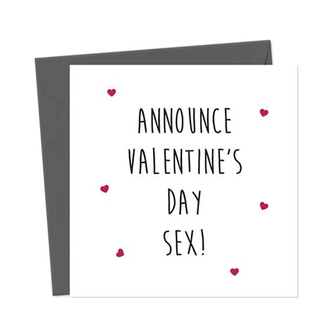 Announce Valentine S Day Sex You Said It