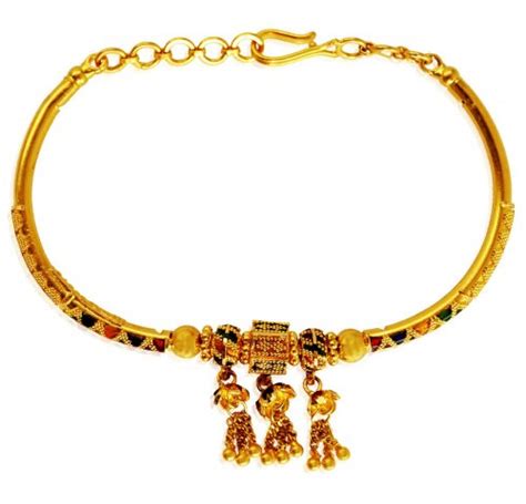 22kt Kada Style Bracelet Asbr61948 22kt Gold Ladies Bracelet