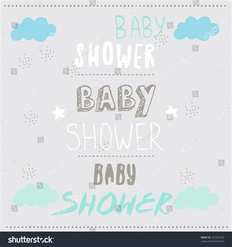 Search baby shower (20) | page 1. Baby Shower Font Set Boy Stock Vector 355309160 - Shutterstock