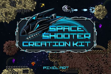 Space Shooter Creation Kit Pixel Art