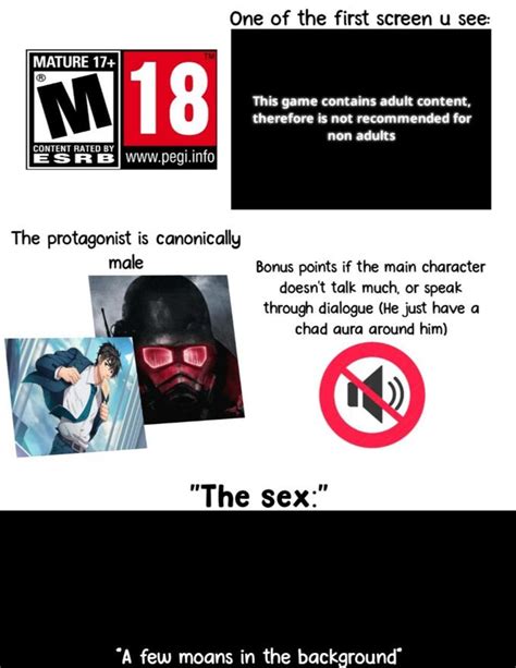 This Game Will Have Sex Starter Pack R Starterpacks Starter Packs Know Your Meme