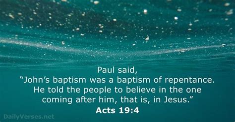 Acts 19:4 - dailyverses.net | Versículos de la biblia, Versículos ...