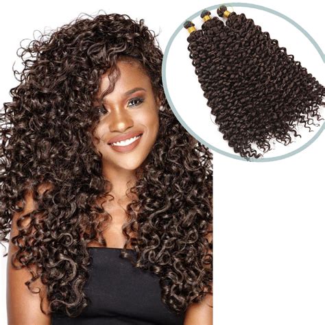 Freetress Water Wave Crochet Hair Synthetic Braiding Hair Extensions