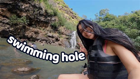 Sneaked Away To Go Swimming Waimea Waterfalls Youtube