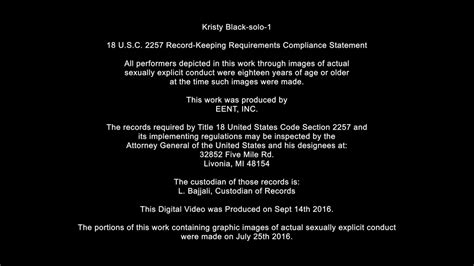 Kristy Black Solo Premium Hd