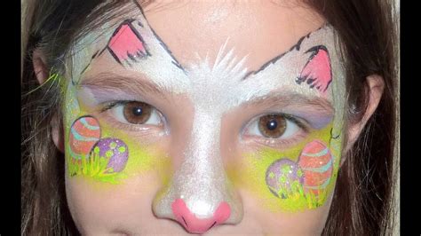 Here you should also use the same lines as in the previous stage. Easter Bunny Face Painting Tutorial - YouTube