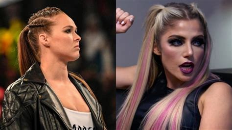 Wwes Alexa Bliss Addresses Rumors Of Backstage Heat With Ronda Rousey Wrestling News Wwe