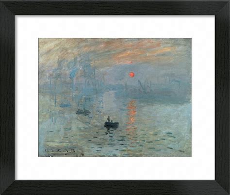 Impression Soleil Levant 1872 Claude Monet Impression Dart