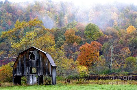 Autumn Barn Photograph By Thomas R Fletcher Fine Art America
