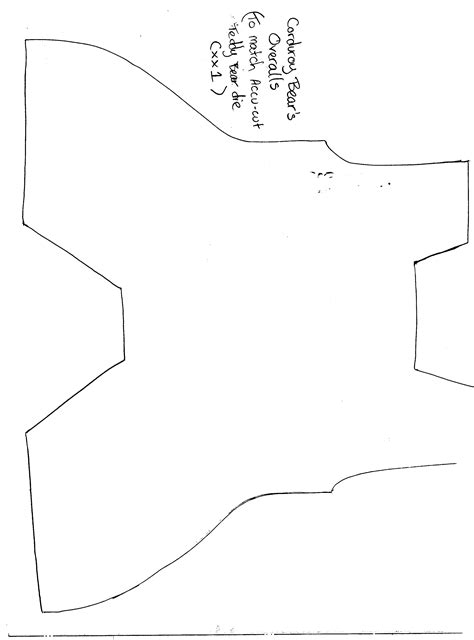 By printed image | feb 24, 2021. overalls template | Preschool books, Corduroy activities ...