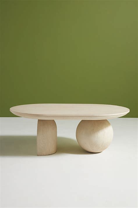 Anthropologie under the sea melamine canape plate. Sonali Oval Coffee Table By Anthropologie in Grey ...