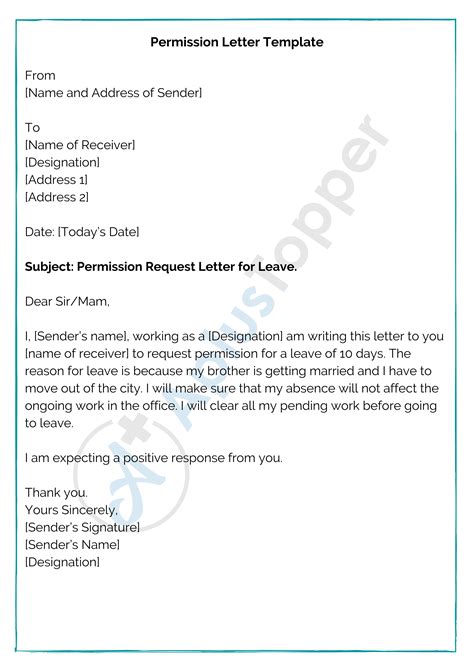 Police Station Permission Letter Format