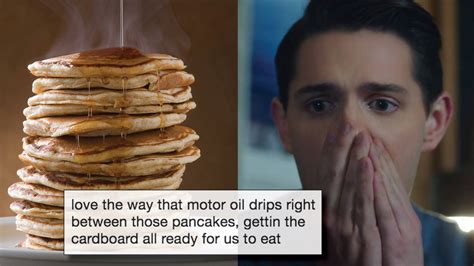 the motor oil on pancakes meme will make you rethink everything popbuzz