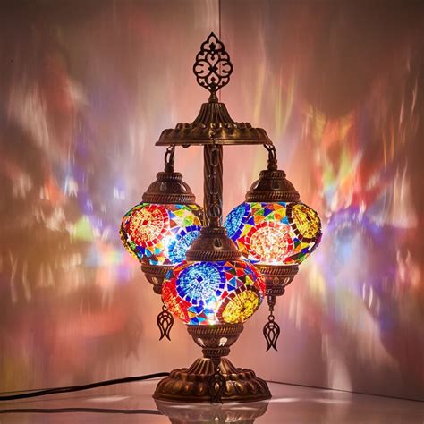 Stunning Turkish Moroccan Mosaic Bohemian Table Lamp Etsy